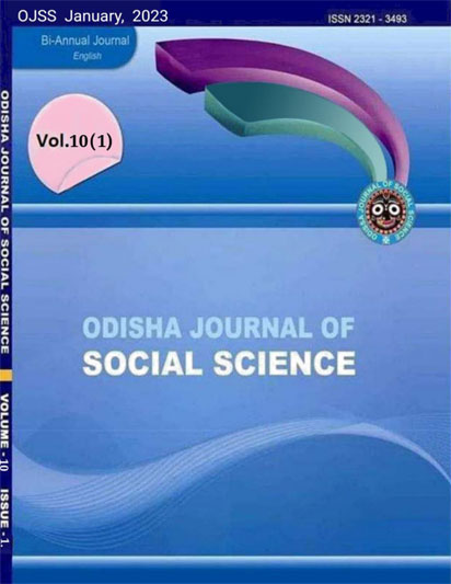 Odisha Journal Of Social Science Volume-10 Issue-1