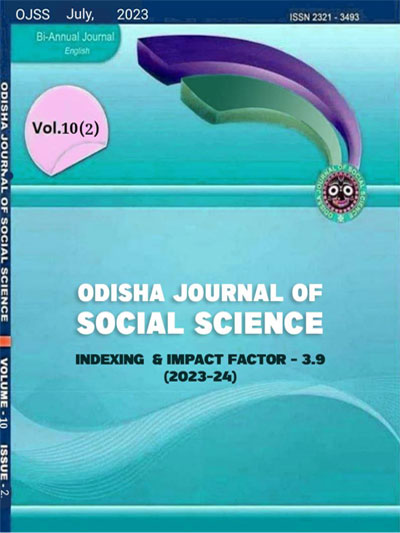 Odisha Journal Of Social Science Volume-10 Issue-2