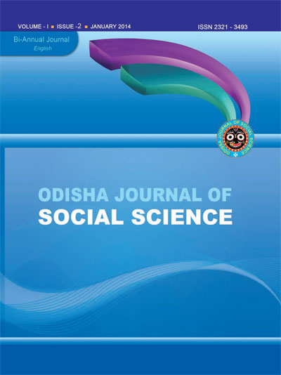 Odisha Journal Of Social Science Volume-1 Issue-2