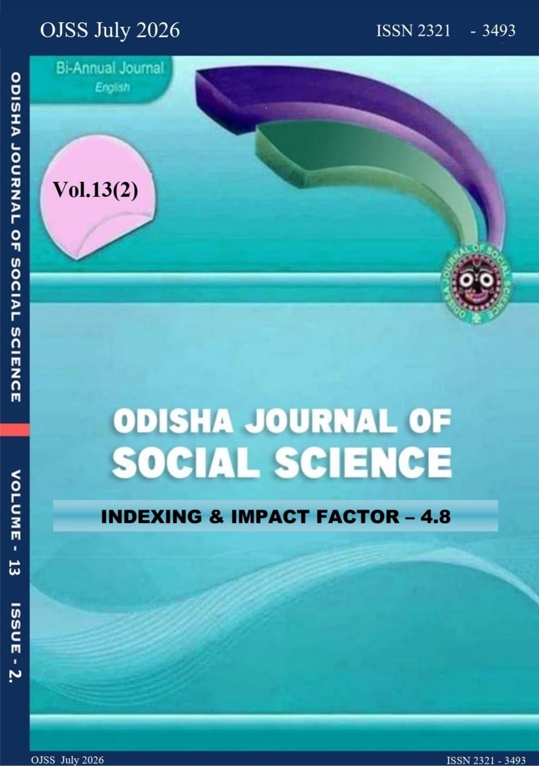 ODISHA JOURNAL OF SOCIAL SCIENCE Volume-13 Issue-2